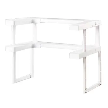 

1 Set Practical Universal Spice Jar Rack Shelf Stackable Pantry Pan Pot Organizer Home Kitchen Shelving Usage Storage Tool