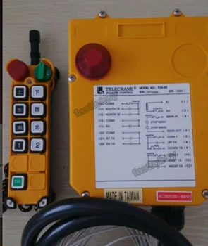 

F24-8S AC/DC18V-65V (2 Transmitter + 1 Receiver) Hoist Crane Wireless remote control 8 buttons