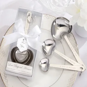 

Love Beyond Measure Measuring Spoons In White Box Wedding Favors