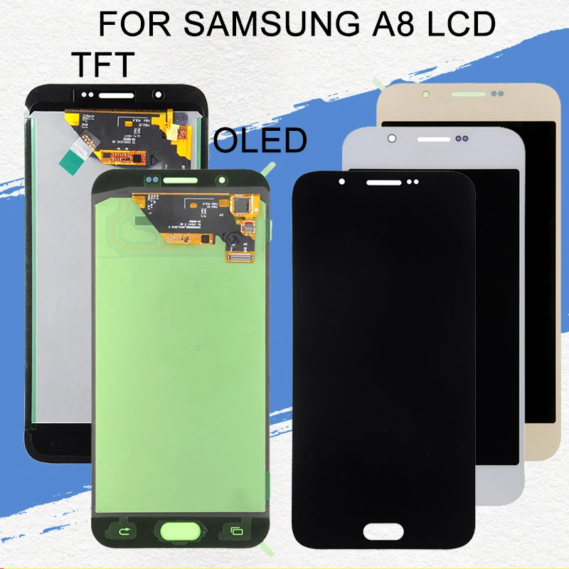 

Dinamico OLED A800 Lcd For Samsung Galaxy A8 2015 Lcd A8000 A800F A8 Display With Touch Screen Digitizer Assembly With Tools