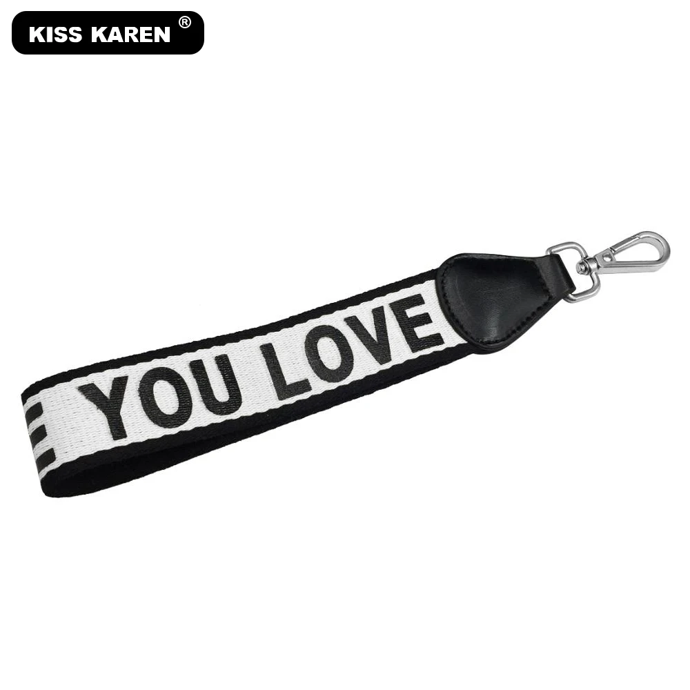 Сменный ремешок на запястье KISS KAREN с забавными сердечками модная сумка для клатчи