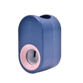 

Toothbrush Holder Set Toothpaste Dispenser Wall Mount Stand Bathroom Accessories Set Rolling Automatic Squeezer Family Hygienic