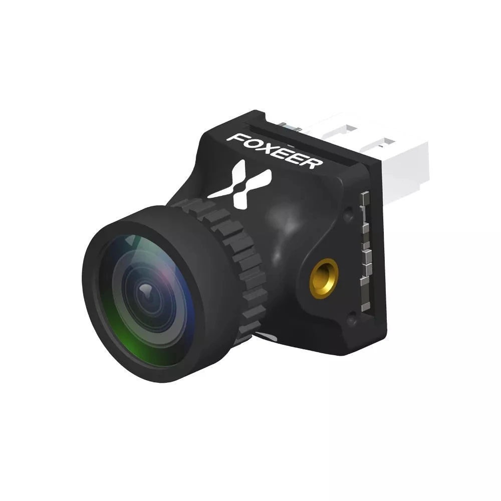 Foxeer Predator 4 Nano Super WDR 4ms низкая латентность 1000TVL FPV гоночная камера OSD 4:3 16:9 NTSC PAL для радиоуправляемого дрона - Цвет: Black