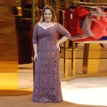 

Plus Size Mother of the Bride Dresses 2021 with Half Sleeve Sexy Sheath Long Formal Women Evening Prom Dress Vestidos De Festa