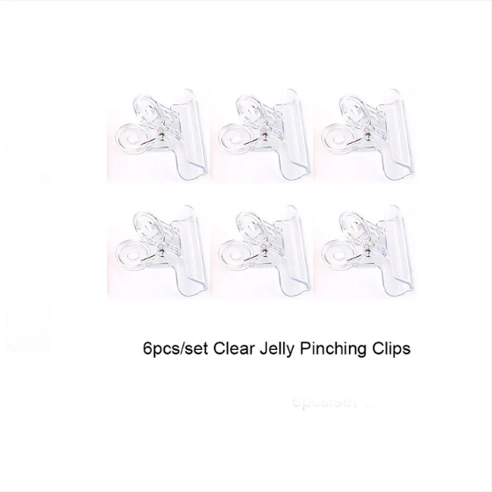 clear 6pcs 6 шт./компл. русская кривая C ногтей защемления зажимы мульти Функция арт отдельный инструмент для акриловых ногтей стол щипчики мульти Функция инструмент - Цвет: clear 6pcs