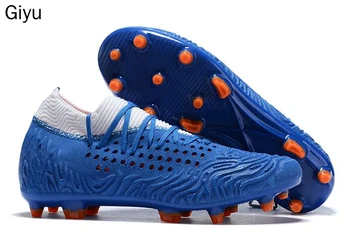 

Kids Mens High Ankle Football Boots Soccer Shoes