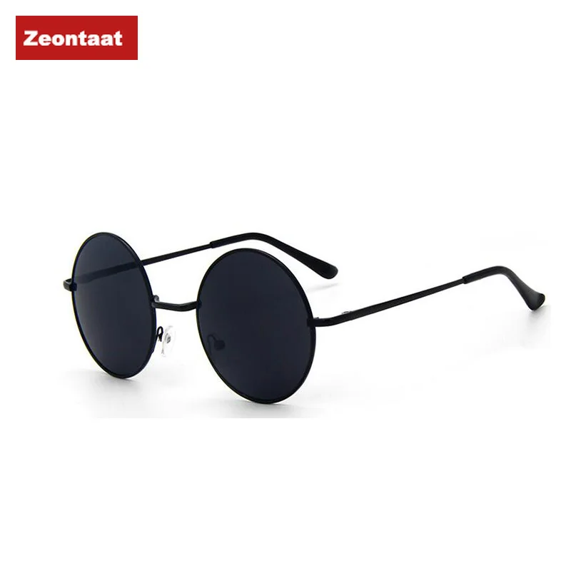 

Retro Vintage Black Silver Gothic Steampunk Round Metal Sunglasses for Men Women Mirrored Circle Sun Glasses Male Oculos
