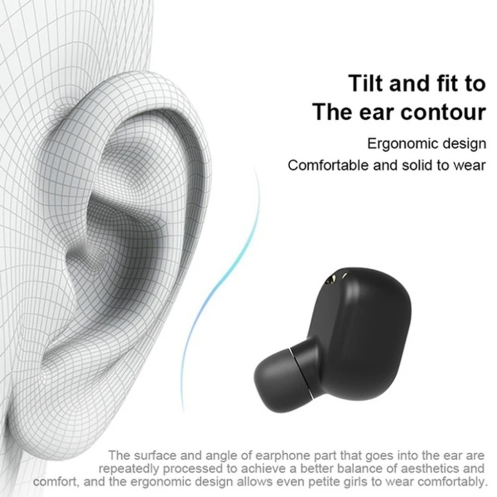 

TWS Bluetooth Earphone 5.0 True Wireless With Mic Handsfree AI Control For xiaomi Redmi Earphone Stereo Headset