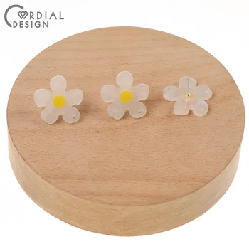 

Cordial Design 100Pcs 20*21MM Jewelry Accessories/Hand Made/Flower Shape/Earrings Stud/DIY Making/Jewelry Findings & Components