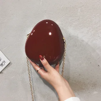

Egg Shape Female Chain Cross Body Bag 2019 New 5colors Purses Hot Sale Evening Bags Bolsos Mujer Small Round Shoulder Handbags