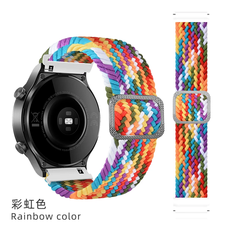 

22MM 20MM Silicone For Samsung Galaxy 3 45mm 41mm Gear S3 frontier/active 2/amazfit Strap huawei galaxy watch active 2 40 44mm