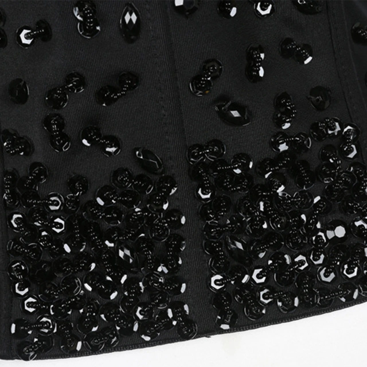 SXTHAENOO 2021 New Beaded Sequins Three-dimensional Chest Pad Woman Sling Corset Nightclub Party Wedding Camisole