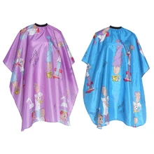 Мультфильм салон Водонепроницаемый Стрижка волос парикмахеры накидка платье ткань удобный D2TA