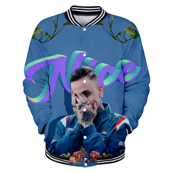 

Luckyfridayf Blackbear Jacket Casual Men's Baseball Jacket Male 3D College Streetwear Coat Jackets Men Clothes Slim Asian Size