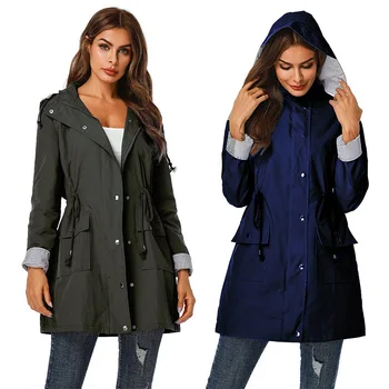 

AIFEIYIYI Women Clothes 2019 Outdoor Waterproof Windproof Regenjas Coat Plus Size Surchemise Femme Abrigo Mujer
