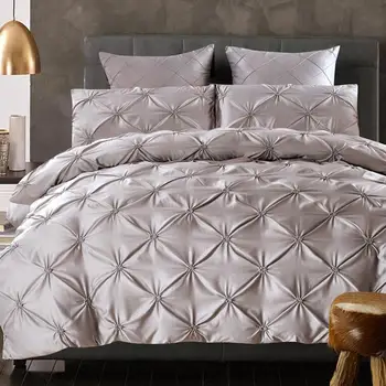 

Bedding Sets Gray 3pcs Bed Sheet Pillow Case Home Furnishing Gift Quilt Cover Duvet Cover Polyester Fiber Luxury New 4 Size