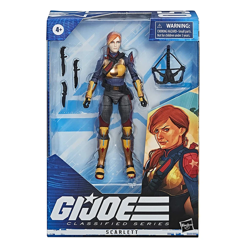 Hasbro г. Я. Джо 1/12 6 дюймов фигурка секретной серии Скарлет аниме модель для подарок