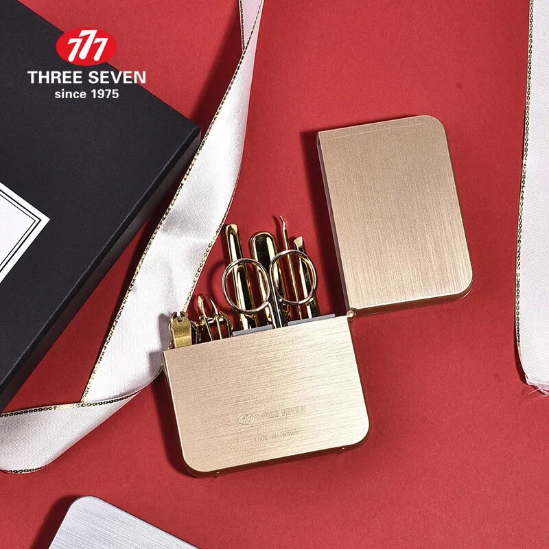 3つの7つのライタースタイルの爪切りキット,トリマー,キューティクル