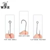 W.P.E 3packs/5packs Fishing Hook 2#/4#/6# Barbed Circle Single Lure Fishhooks High Carbon Steel Carp Fishing Tackle Accessories ► Photo 2/6