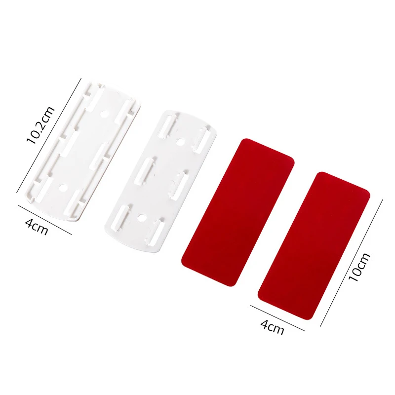 Removable Socket Holder Wall Mount No Traces Removable Sockets Accessories Household White/Gray 4X10Cm