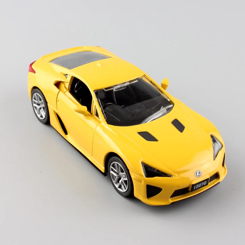 1/36 весы Малый automax Toyota lexus LFA спортивный автомобиль литые автомобили миниатюрный металлический оттягивающаяся назад модель игрушки Дети Мальчики Подарки