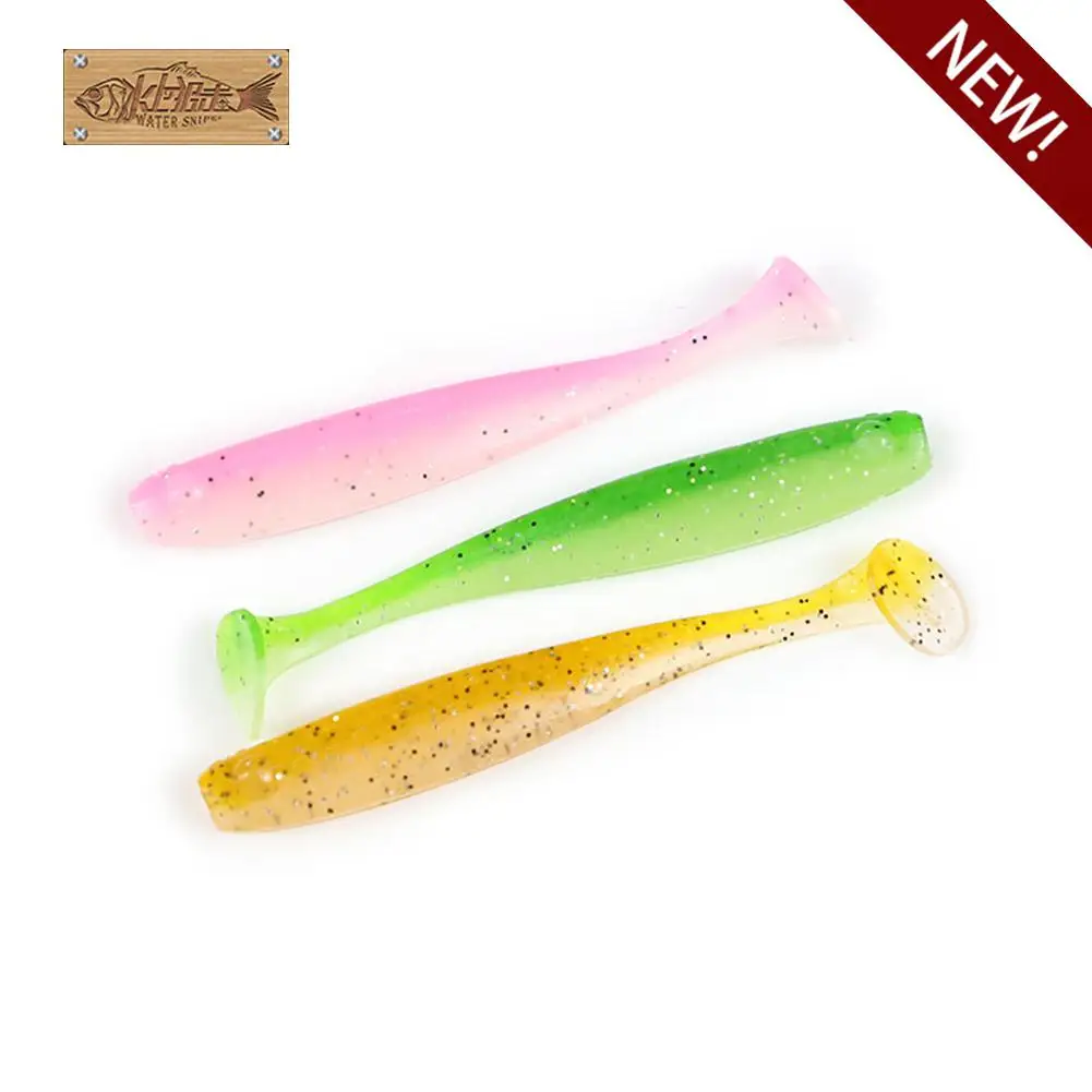 

Dragonpad Water.Sniper 20pcs/lot Fishing Softbait Easy Shiner Tail Type Lure Bait Swimbaits Crappie Trout Bass Bait 2.3inch/6cm