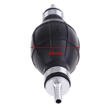 

1PC Rubber And Aluminum Fuel Line Pump Primer Bulb Hand Primer Gas Petrol Pumps 6mm
