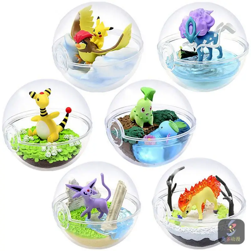 

Pokemon Pikachu toy Pokemon Pocket Elf Ball Manual Deformation Robot Elf Baby Set Movie & TV Toy Figure
