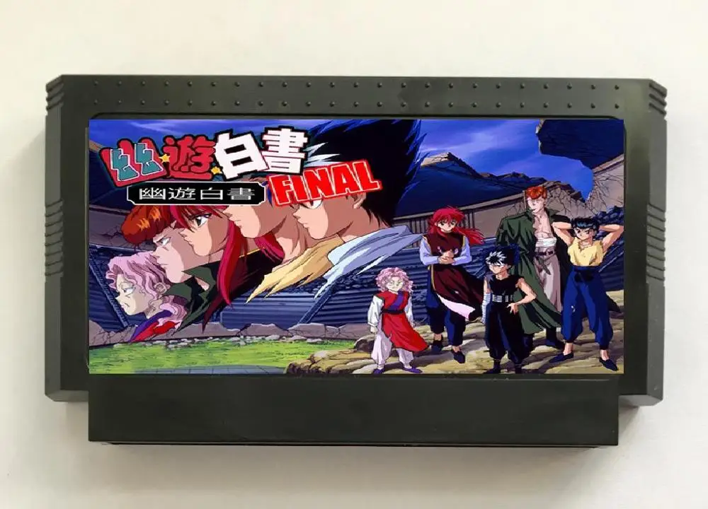FC60Pins Version Yuu Hakusho Final игровой Картридж для консоли NES - Цвет: FC60Pins Version