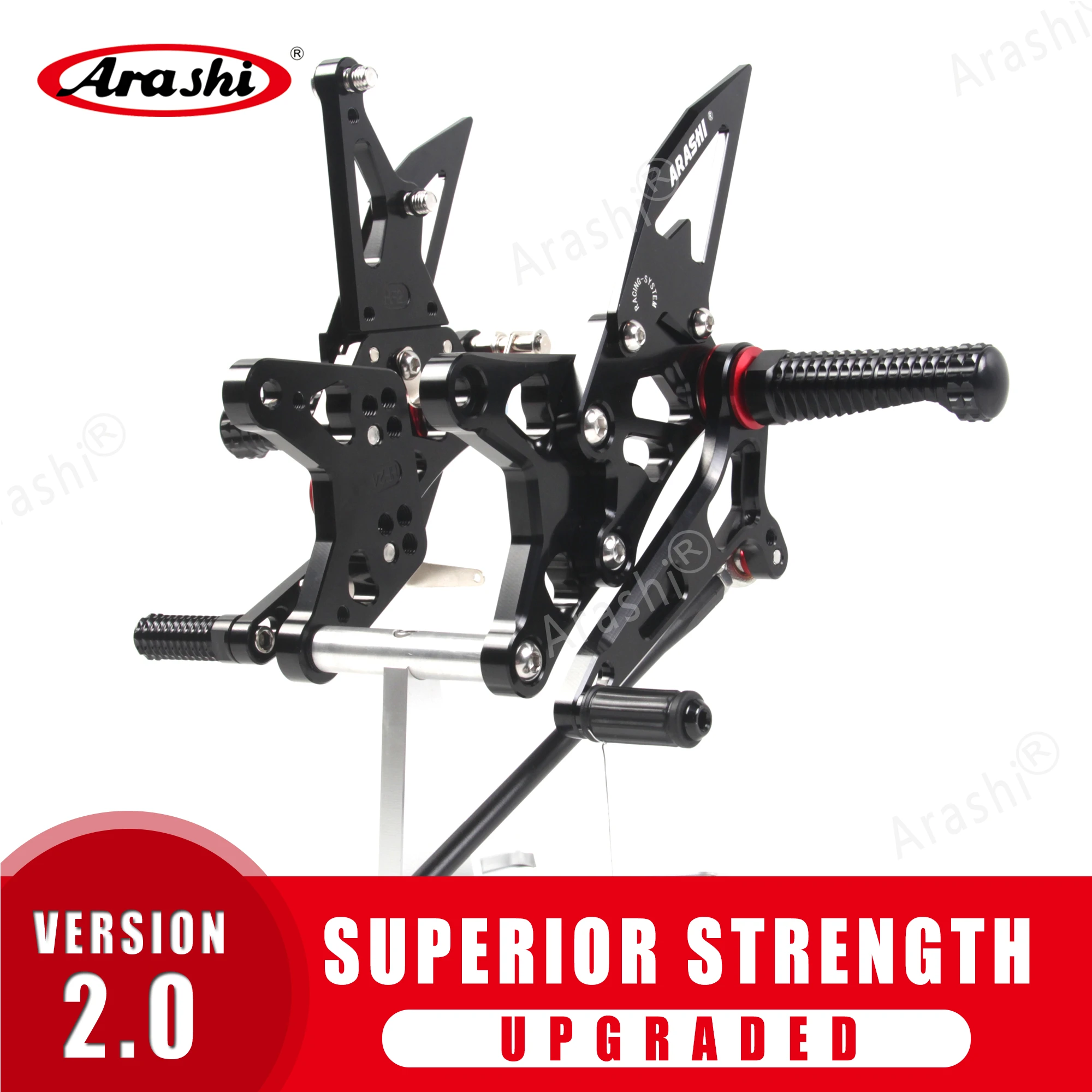 Arashi CBR600RR CNC Billet Rider Adjustable Footrest Foot Pegs For