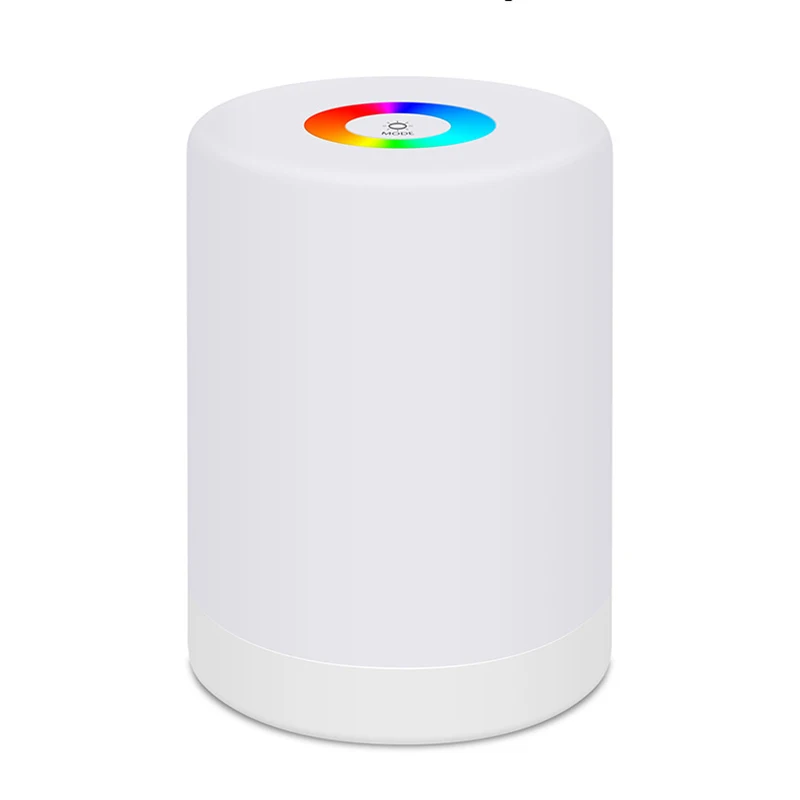 Новый светодиодный ночник RGB цветная лампа портативный сенсорный Ночной