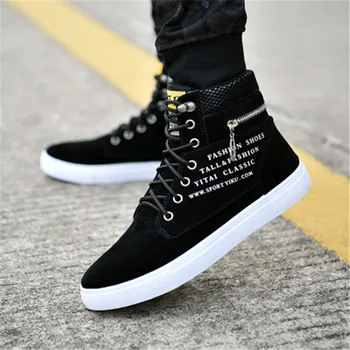 

2020 Hot Spring Autumn Men Boots Comfortable Quality High Top Shoes Men New Casual Shoes Botas Breathable sneaker shoes size