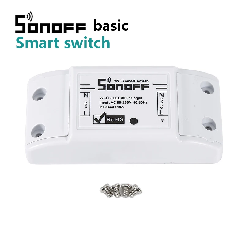 Sonoff basic Itead Sonoff базовый умный WiFi беспроводной модуль переключателя приложение eWelink дистанционное управление умная розетка для DIY умный дом комплект автоматизации - Комплект: Sonoff basic