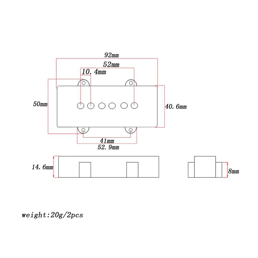 Pack of 2 Soapbar Guitar Pickups Covers Shell Cream for 6 Strings Electric Guitar P90 Pickups - Beige Pack of 2 Soapbar Guitar Pickups Covers Shell Cream for 6 Strings Electric Guitar P90 Pickups - Beige