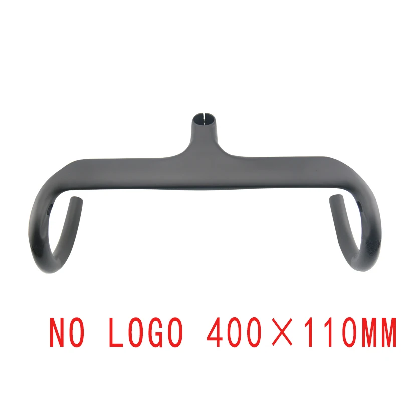 No logo 400x110mm RXL SL Велоспорт, углеродный руль для шоссейного велосипеда 28,6 мм UD матовый 400/420/440 серый Интегрированный руль со стволом, руль велосипеда - Цвет: No logo 400x110mm