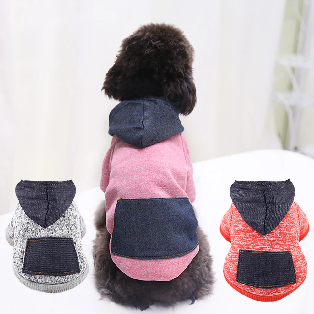 

Winter Warm Pet Dog Clothes Soft Cotton for Small Medium Dogs Puppy Outfit Clothes Four Legs Hoodies Chihuahua45 Teddy Clothes