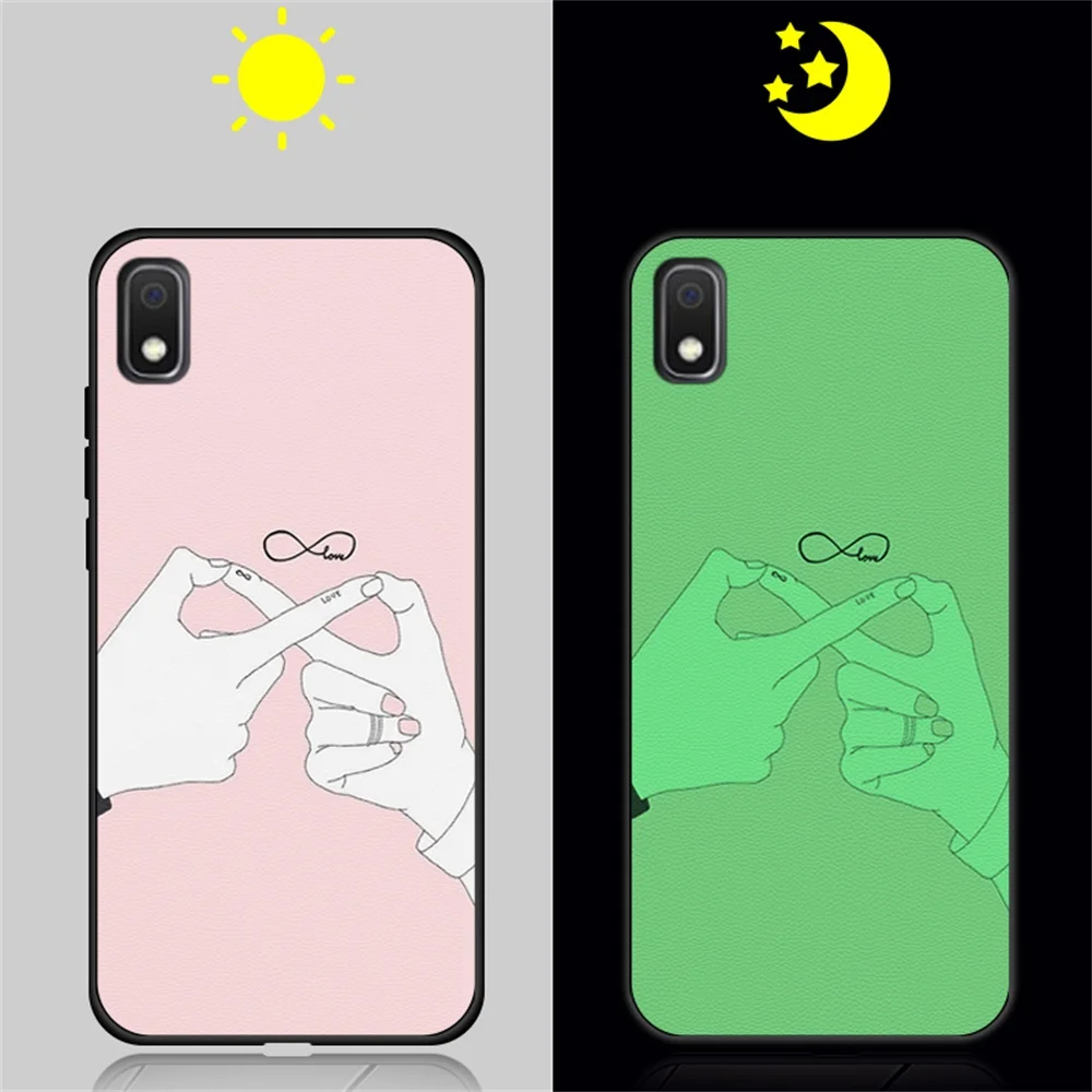 08 Роскошный светящийся чехол для samsung Galaxy A50, A30, A20, A10, A40, A60, A70, чехол, Мягкий Силиконовый ТПУ чехол для телефона, чехол для samsung A50 - Цвет: 08