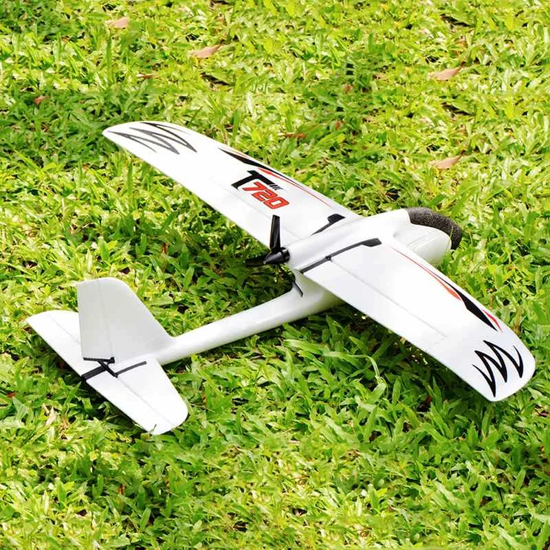 OMHOBBY T720 716 мм размах крыльев 4CH EPO тренер для начинающих планер RC самолет RTF с Hidde руль приводной системы