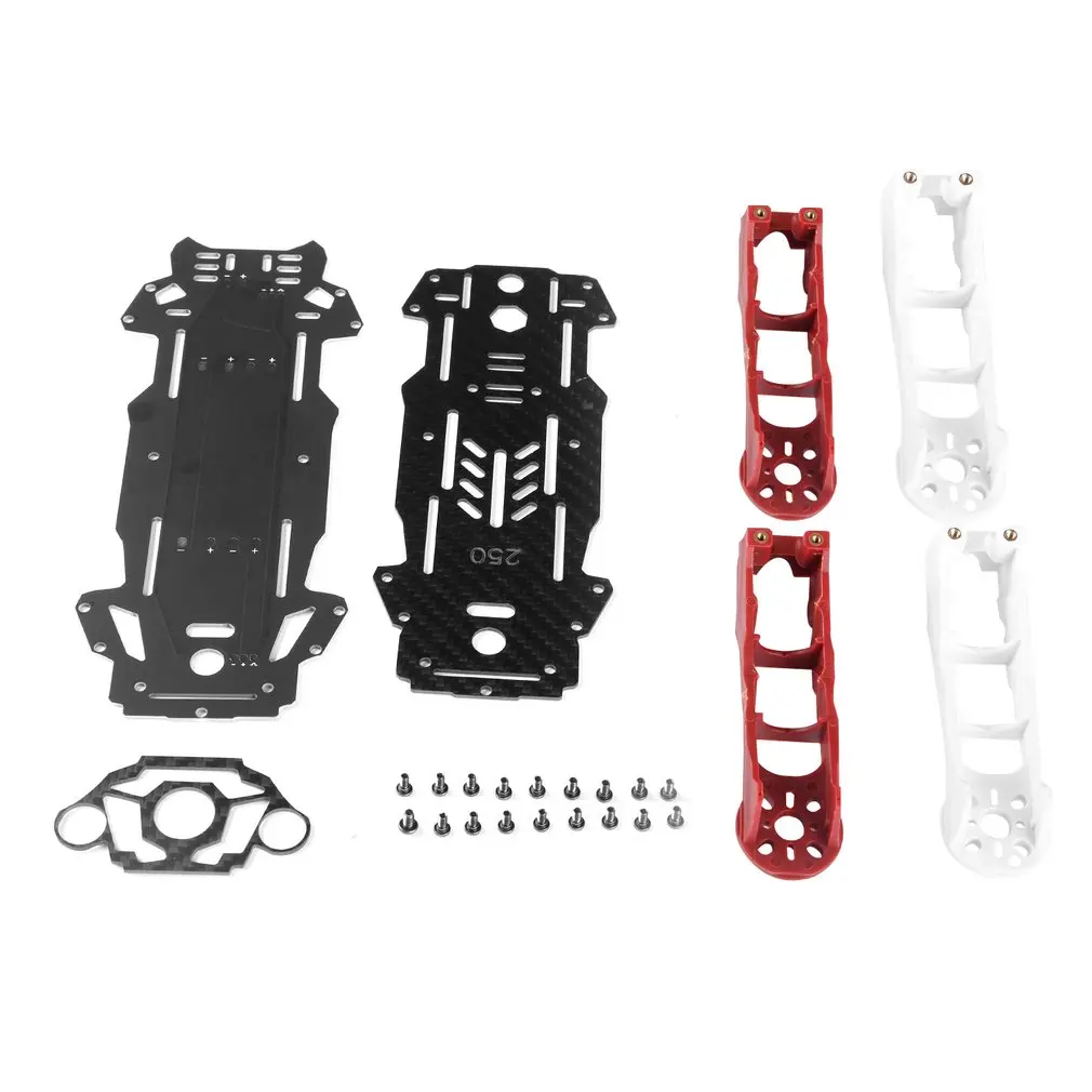 

Durable Ultra Lightweight Stronger Hight Strength Enzo250 250mm Wheelbase 4-Axis Carbon Fiber Quadcopter Frame Kit