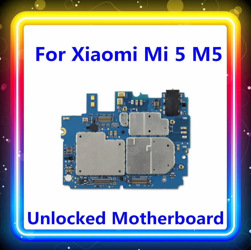Оригинальная замененная материнская плата для Xiaomi mi 5 M5 mi 5 32G 64G 128G rom, протестированная на многоязычной материнской плате
