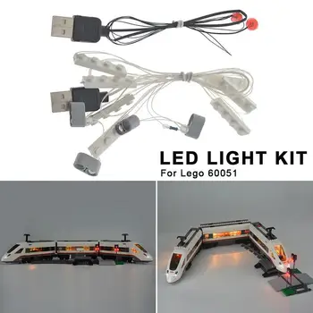 

LED Lighting Kit For Lego 60051 High-speed Passenger Train Bricks Toys Assembled Building Blocks Kit Kids Gifts