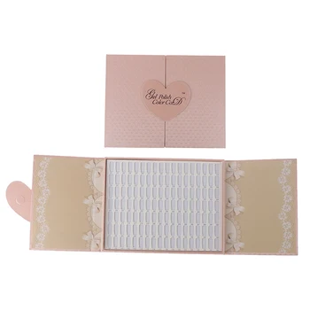 

126 Colors Model Nail Gel Polish Tips Color Display Box Nail Tips Display Book Card Nails Tips Display Case Nail Art Tool