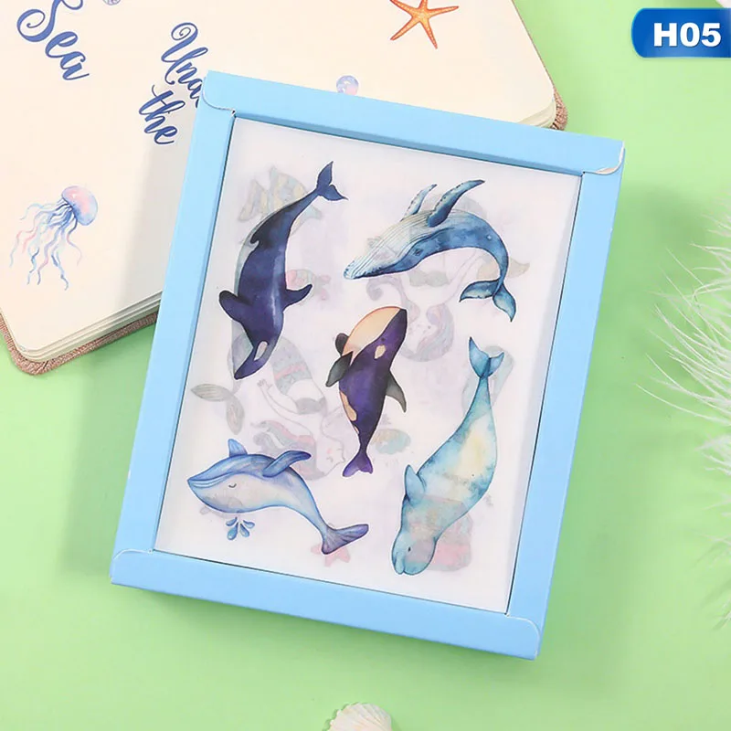 20 листов декоративные наклейки DIY Дневник Scrapbooking этикетка стикер s Канцтовары Школьные принадлежности - Цвет: H05