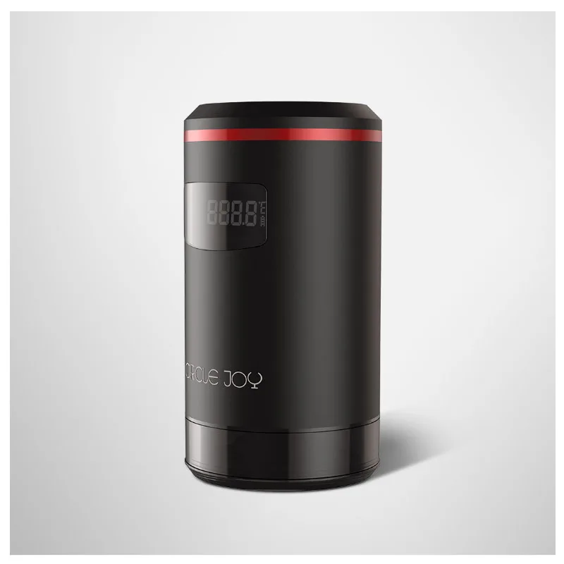 Черный Xiaomi Mijia Circle Joy автоматическая вакуумная винная пробка Подставка под авокадо usb зарядка с светодиодный дисплеем - Цвет: Черный