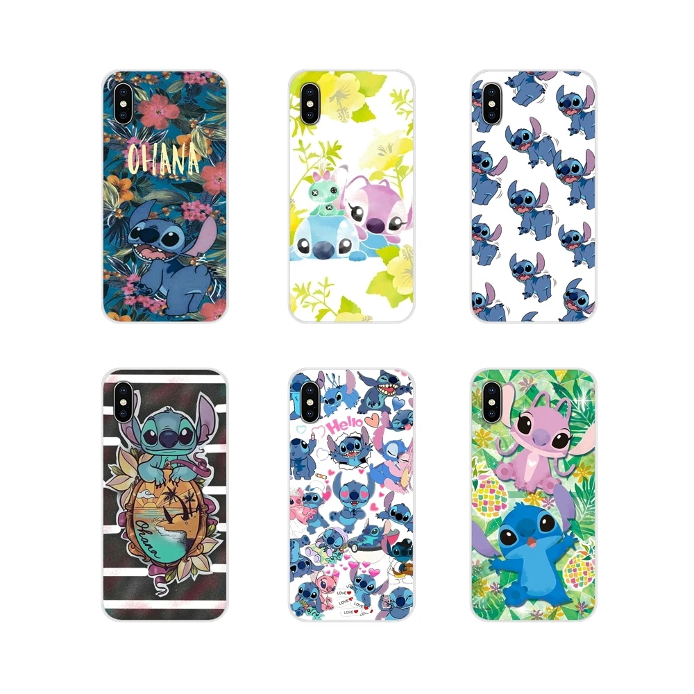 

For Samsung Galaxy J1 J2 J3 J4 J5 J6 J7 J8 Plus 2018 Prime 2015 2016 2017 cartoon lilo stich ohana Soft Transparent Cases Covers