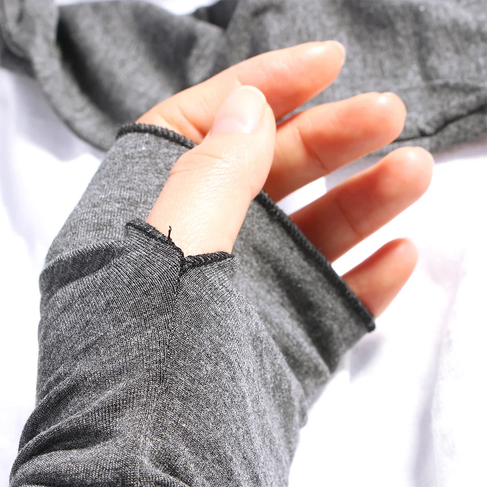 Women Multifunctional Sunscreen Arm Warmer Half Finger Cotton Long Fingerless Gloves Cuff Hand Protection Anti-UV 20 colors fingerless gloves sunscreen gloves ice sleeve gloves