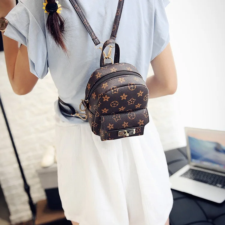 

Classic Mini Presbyopia Backpack 2017 New Style Multi-functional WOMEN'S Bag Fashion Fashion Versatile Oblique Backpack