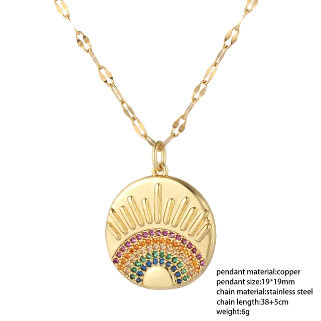 Boho Evil Bllue Eye Necklace for Women Men Snake All-seeing Eye Collar Necklace Gold Pendant Long Chains Couple Necklace Punk NK004G4