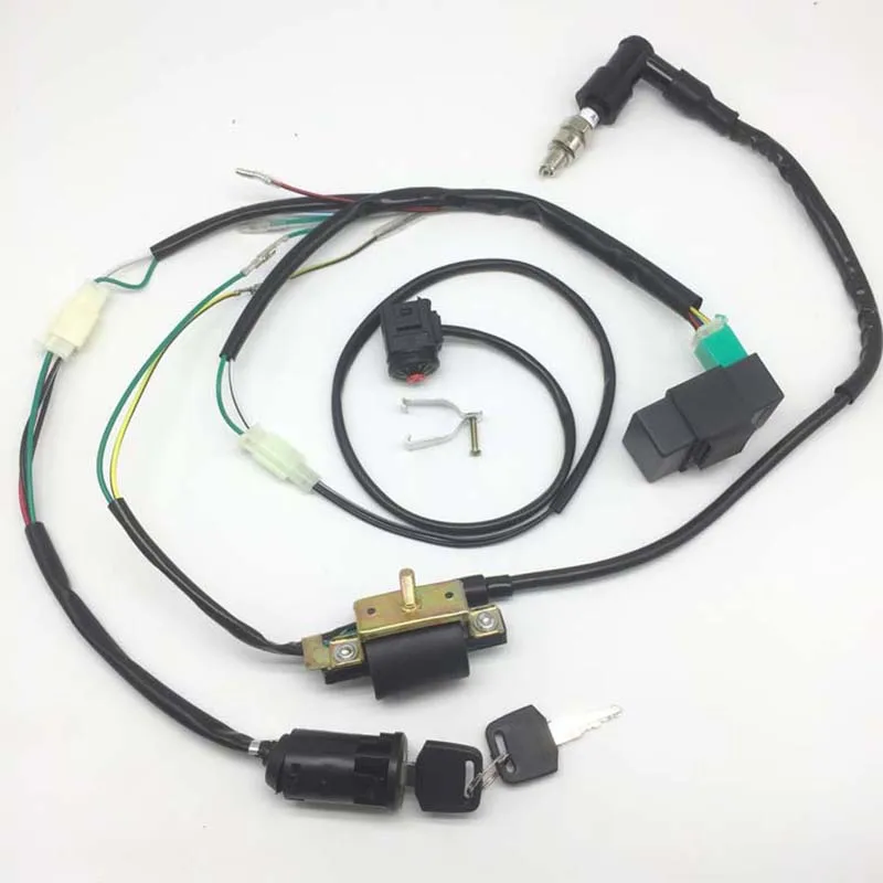 

50cc-125cc CDI Wire Harness Assembly Wiring Kit ATV Electric Start Quad