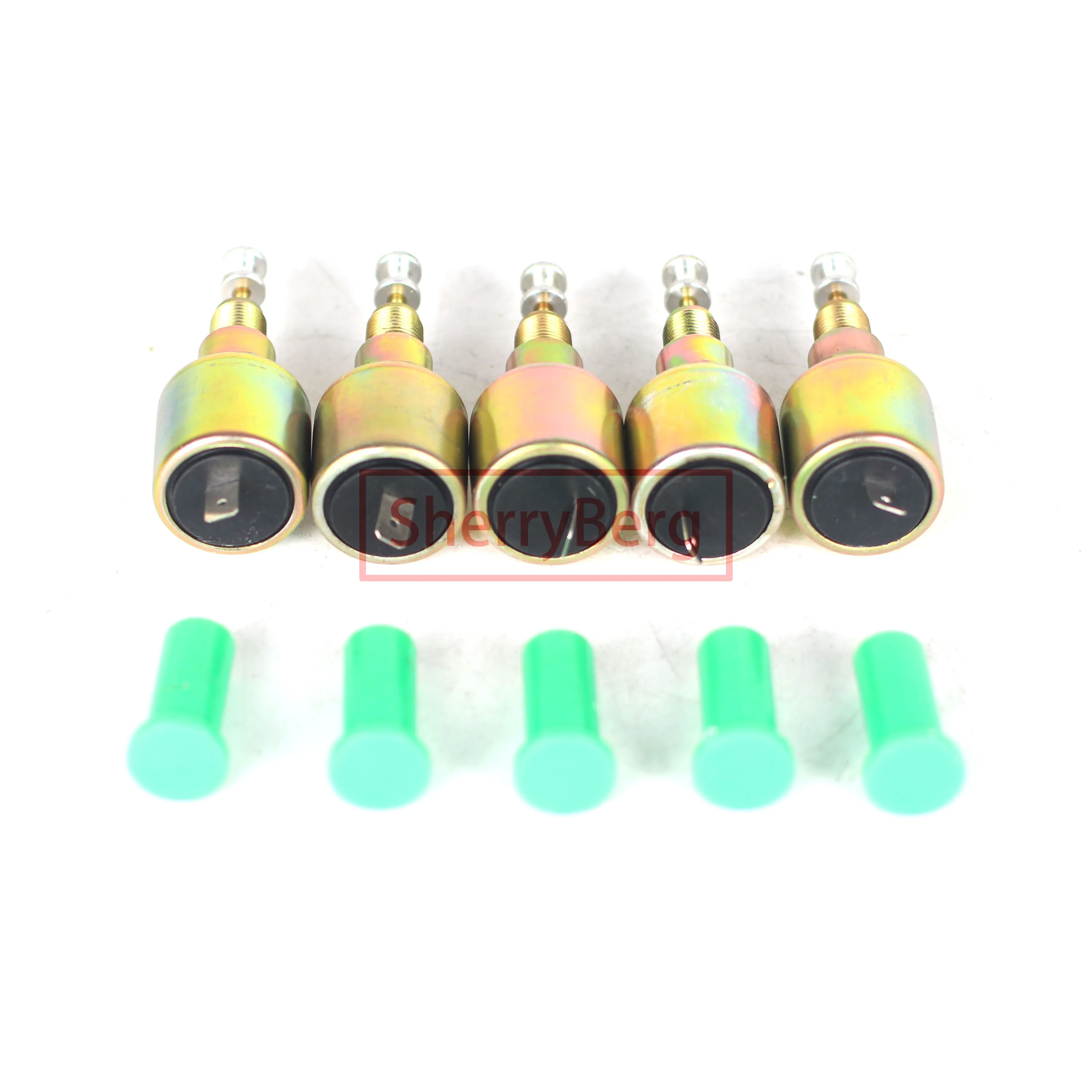 5 Pcs Of 34 pict-3 Air Bypass Cut Off Valve 12v 049129412 SherryBerg for VW Carburetor Carb Carburettor Choke Electric Idle